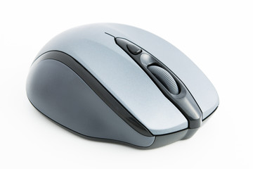 computer wireless mouse isolated