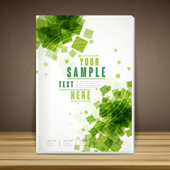 Wall Mural - abstract book cover template design