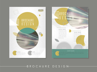 modern abstract poster template design