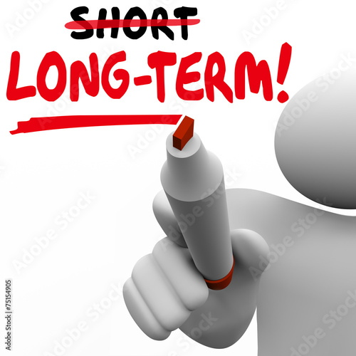 Fényképezés Long Term Word Vs Short Better Results Longer Later Investment M