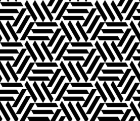 Poster - Vector seamless geometric pattern. Opt Art