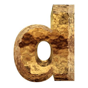 Yellow gold or golden fonts isoalted on white