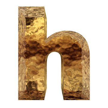 Yellow gold or golden fonts isoalted on white