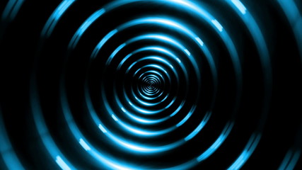 Wall Mural - double ring lens flare animated background