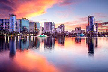 Fototapete - Orlando, Florida Skyline
