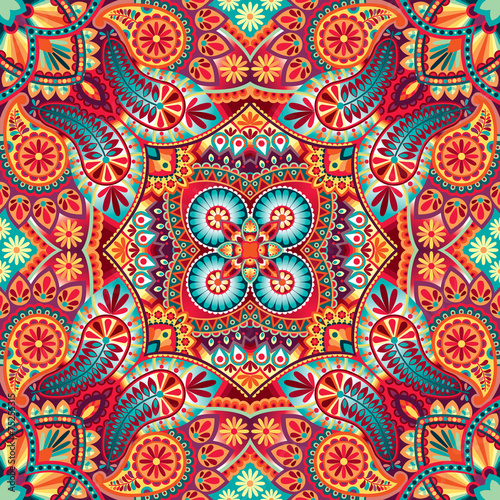 Kerchief vector pattern Poster Mural XXL