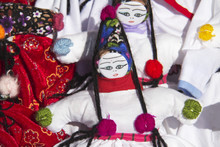 Simplified Doll In Traditional Turkish Multicolored Costume