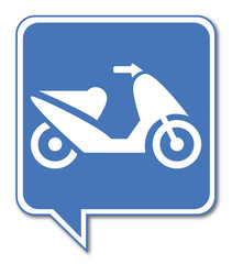 Wall Mural - Logo scooter.