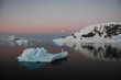 夕方の南極
