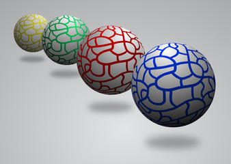 Wall Mural - color balls