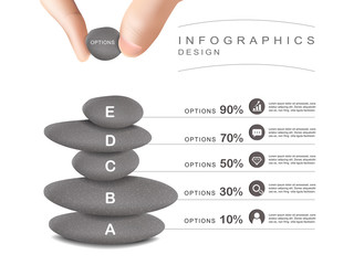 Wall Mural - mental concept infographic template design