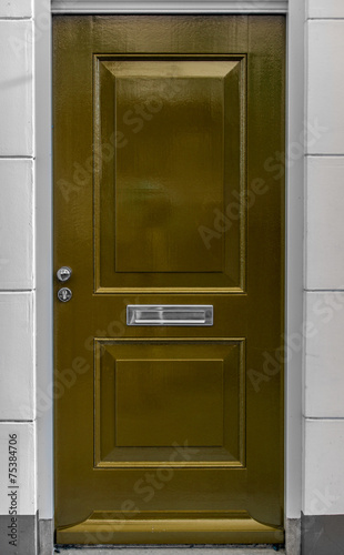 Naklejka na drzwi Golden door