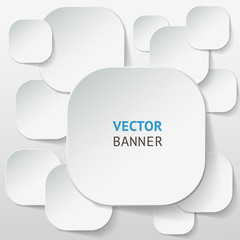 Aufkleber - Vector infographic origami banners set.