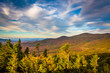Autumn evening view from Bald Mountain, at Franconia Notch Stat