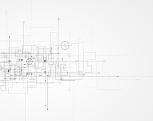 abstract technology background Business & development direction