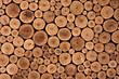 © weerapat1003 - round teak wood stump background