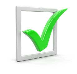 Poster - Check Mark (clipping path included)