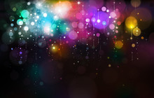 Colorful Lights Background.