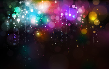 Wall Mural - colorful lights background.