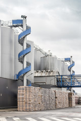 Wall Mural - Huge, industrial containers with beer