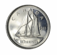 Canadian Dime Coin