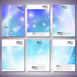 © Raevsky Lab - Abstract winter design background with snowflakes. Brochure,