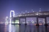 Fototapeta  - Tokyo Bay at Rainbow Bridge