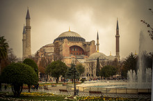 Hagia Sophia Exterior In Istanbul
