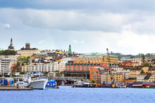 View Of Slussen Region In Stockholm, Sweden