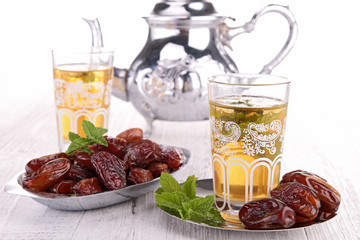 Poster - tea and dried date