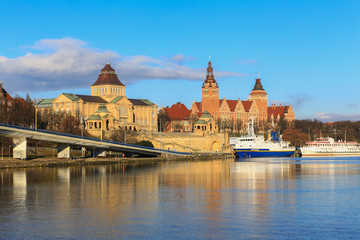 Canvas Print - Szczecin | Wały Chrobrego | Haken terrasse