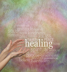 Canvas Print - beautiful healing words