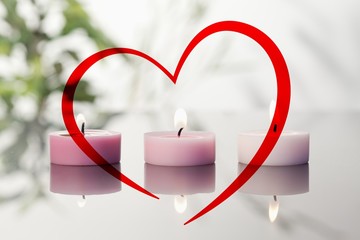 Poster - Composite image of heart