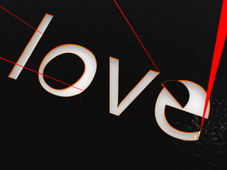 Poster - Love laser