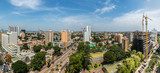 Fototapeta  - Aerial view of downtown Maputo