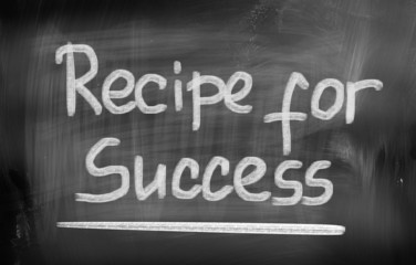 Recipe For Success Concept