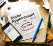 Doctor Appointment Calendar Meeting Event On Time Concept