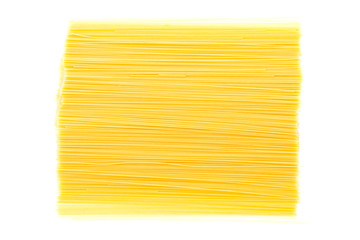 Canvas Print - Pasta isolated on white background