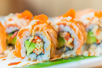 Sticker - Salmon sushi roll