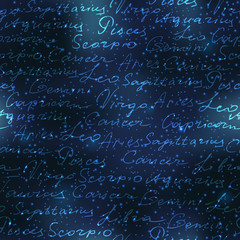 original inscriptions of zodiacs names