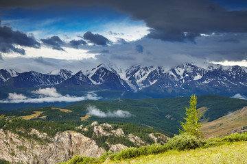 Wall Mural - Mountain landscape