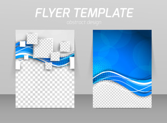 Wall Mural - Abstract flyer template design