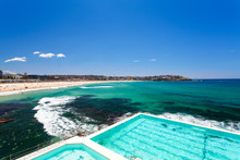 Sunny View Of Bondi Beach, Sydney, Australia