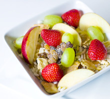 Breakfast Diet Healthy Muesli Clean Food Concept