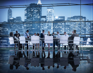 Wall Mural - Business People Brainstorming Discussion Planning Meeting