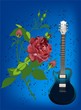 gitara i róża