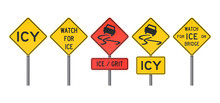 Icy Road Signs