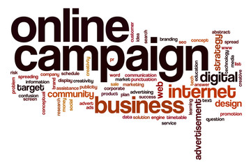 Sticker - Online campaign word cloud