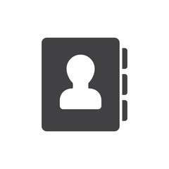 Wall Mural - contacts icon