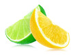 lime and lemon slice